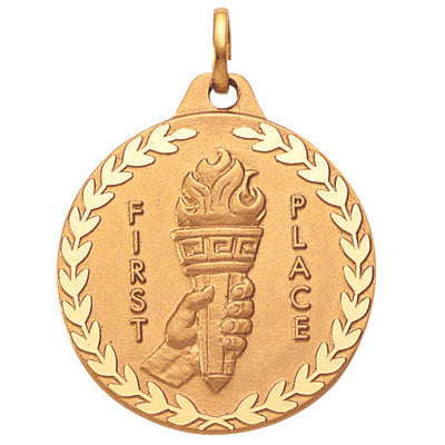 1-1/4 Inch First Place Medal in Gold
