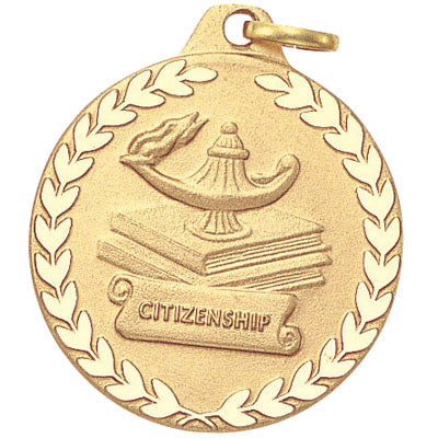 1-1/4 Inch Citizenship Medal in Gold
