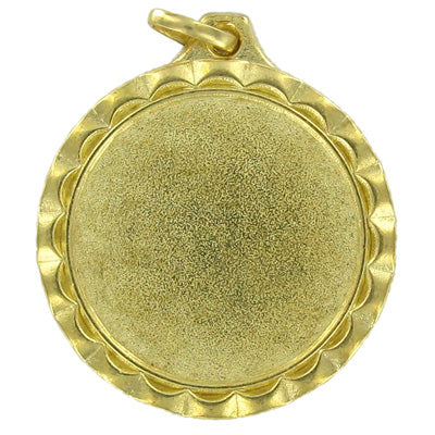 1-1/4 INCH MEDAL FRAME HOLDS 1 INCH INSERT - MULTIPLE COLORS