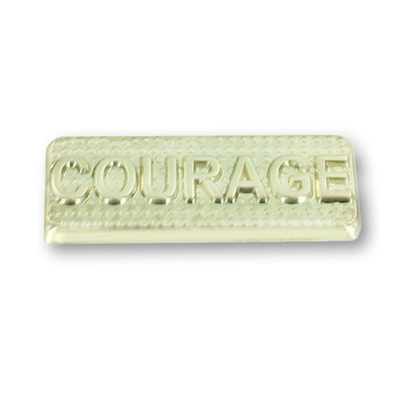 COURAGE GOLD LAPEL PIN