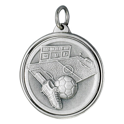 1 1/8 INCH MEDAL FRAME, SOCCER GENERAL 1 INCH MEDALLION - MULTIPLE COLORS