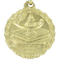 1-1/8 Inch Gold Principal's Award Medal with Customizable Back
