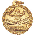 1-1/8 Inch Gold Reading Medal with Customizable Back