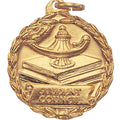 1-1/8 Inch Gold Student Council Medal with Customizable Back