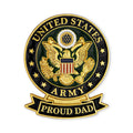 1-1/8 x 7/16 INCH U.S. ARMY "PROUD DAD" LAPEL PIN