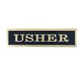 1-3/4 X 7/16 INCH USHER LAPEL PIN