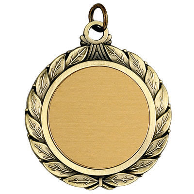 1-7/8 INCH ANTIQUED MEDAL FRAME-HOLDS 1 INCH INSERT-MULTIPLE COLORS