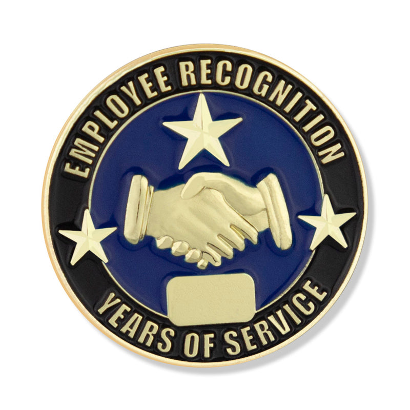 1 INCH EMPLOYEE RECOGNITION YEARS OF SERVICE LAPEL PIN