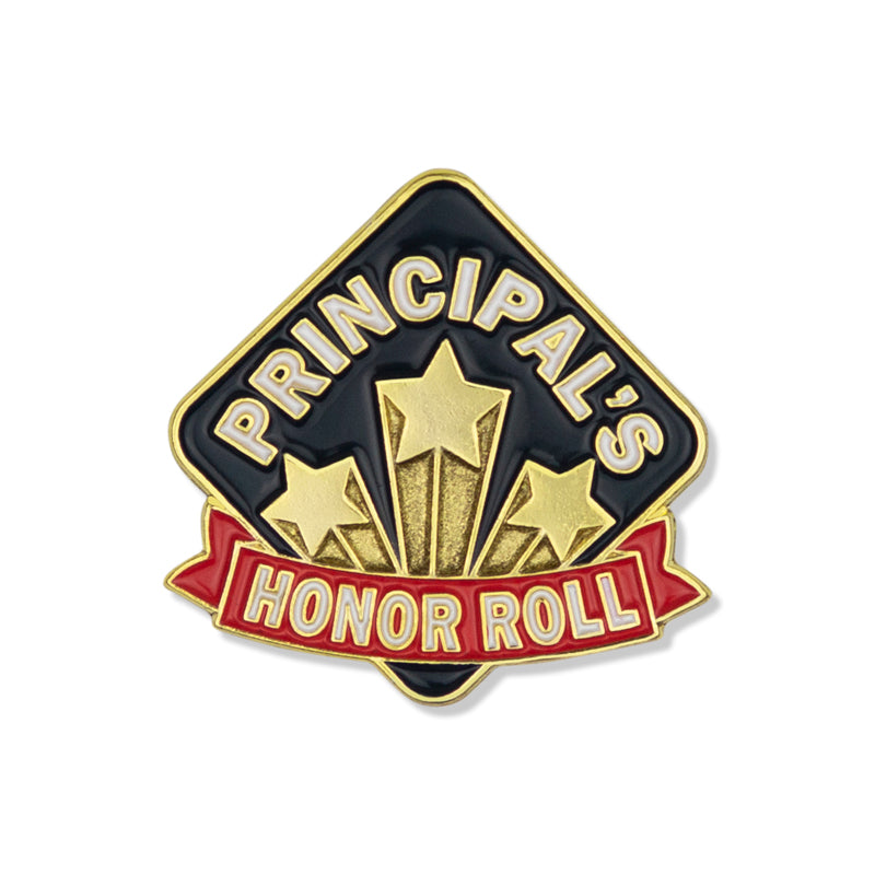 1 INCH HEIGHT PRINCIPAL'S HONOR ROLL LAPEL PIN