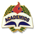 1 X 1 INCH ACADEMICS LAPEL PIN