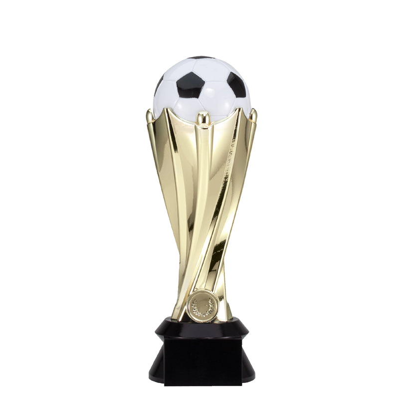 10-1/2 INCH PLASTIC WORLD CUP SOCCER TROPHY