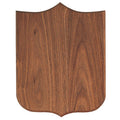 10-1/2 X 13-1/2 WALNUT VENEER 4 POINT SHIELD PLAQUE