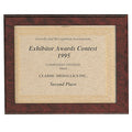 10-1/2 X 13 CERTIFCATE PLAQUE, RUBY