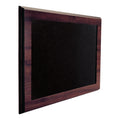 10-1/2 X 13 INCH DELUXE CHERRY FINISH PLAQUE CERTIFICATE HOLDER