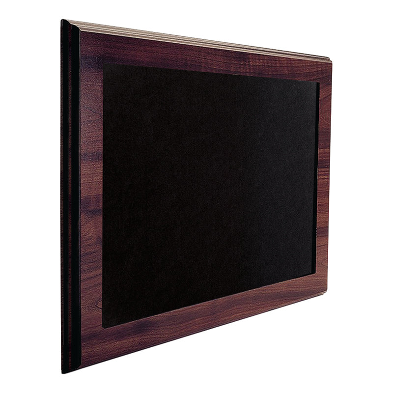 10-1/2 X 13 INCH DELUXE CHERRY FINISH PLAQUE CERTIFICATE HOLDER