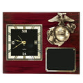 10-1/2 X 13 INCH MARINE CORPS CLOCK PLAQUE