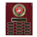 10-1/2 X 13 INCH U.S. MARINE CORPS PERPETUAL PLAQUE