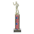 10, 11, 12 INCH ONE COLUMN STARS AND STRIPES TROPHY TAKES FIGURE