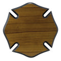 10 x 10 WALNUT VENEER MALTESE CROSS