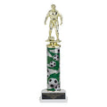 11-1/2, 12-1/2, 13-1/2 INCH ONE COLUMN SPORTS TROPHY TAKES FIGURE