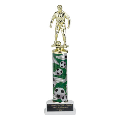 11-1/2, 12-1/2, 13-1/2 INCH ONE COLUMN SPORTS TROPHY TAKES FIGURE