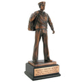 11-1/2 INCH NAVY SEAMAN TROPHY, ELECTROPLATED IN BRONZE