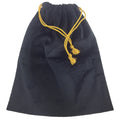 11-1/2 X 14-1/2 INCH BLACK VELVET DRAWSTRING BAG