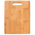 11-1/2 X 8-1/2 INCH GENUINE BAMBOO WITH INSET HANDLE CUTTING BOARD