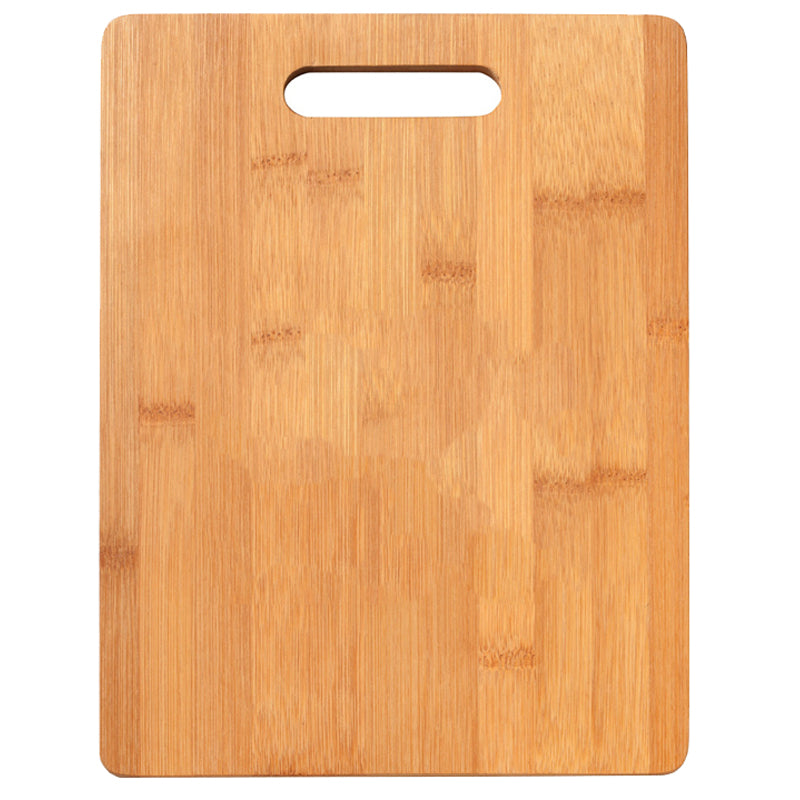 11-1/2 X 8-1/2 INCH GENUINE BAMBOO WITH INSET HANDLE CUTTING BOARD