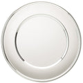 11-3/4 INCH DIAMETER CHROME PLATED ENGRAVABLE HIGH POLISHED TRAY