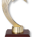 11 INCH GOLD RISING STAR RESIN TROPHY