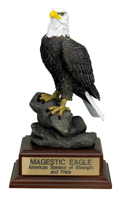 11 INCH MAJESTIC EAGLE TROPHY,  WITHOUT PLATE