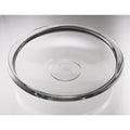 12-1/2 INCH CLEAR GLASS TABLE CENTERPIECE