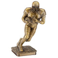 12-3/4 INCH FOOTBALL FIGURE, BRASS