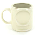 12 OUNCE BEIGE COFFEE MUG WITHOUT 2 INCH INSERT AND PLATE