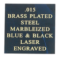12 X 24 BLUE/BLACK MARBLEIZED STEEL, .015