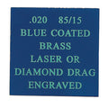 12 X 24 BLUE COATED 85/15 BRASS, .020