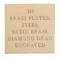 12X24 BRASS PLATED STEEL SATIN BRASS, .015