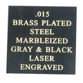 12 X 24 GRAY/ BLACK MARBLEIZED STEEL, .015