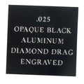 12 X 24 OPAQUE BLACK ALUMINUM, .025