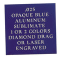 12 x 24 OPAQUE BLUE ALUMINUM, .025