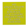 12 x 24 OPAQUE YELLOW ALUMINUM, .025