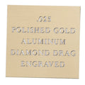 12 x 24 POLISHED GOLD ALUMINUM, .025