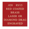 12 X 24 RED COATED 85/15 BRASS, .020