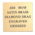 12X24 SATIN 85/15 BRASS, .020