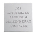 12X24 SATIN SILVER ALUMINUM, .025