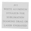 12 x 24 WHITE ALUMINUM FOR SUBLIMATION .015