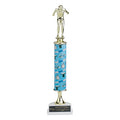 14, 15, 16 INCH ONE COLUMN SPORTS TROPHY TAKES FIGURE