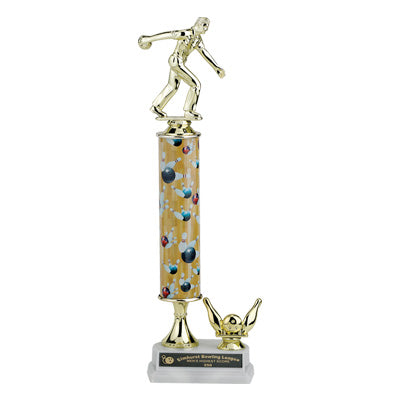 14, 15, 16 INCH SPORT COLUMN TROPHY WITH SPORT TRIM