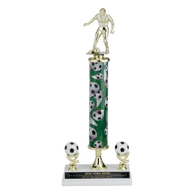 15, 16, 17 INCH SPORT COLUMN TROPHY WITH TWO SPORT TRIMS
